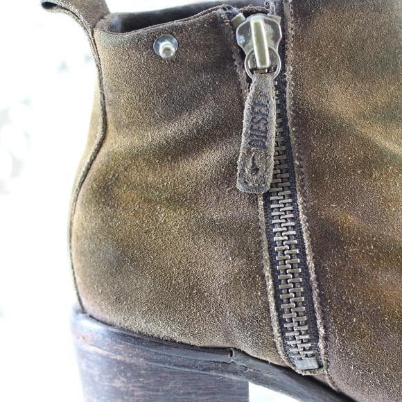 Diesel Suede Ankle Boots - Picture 6 of 16